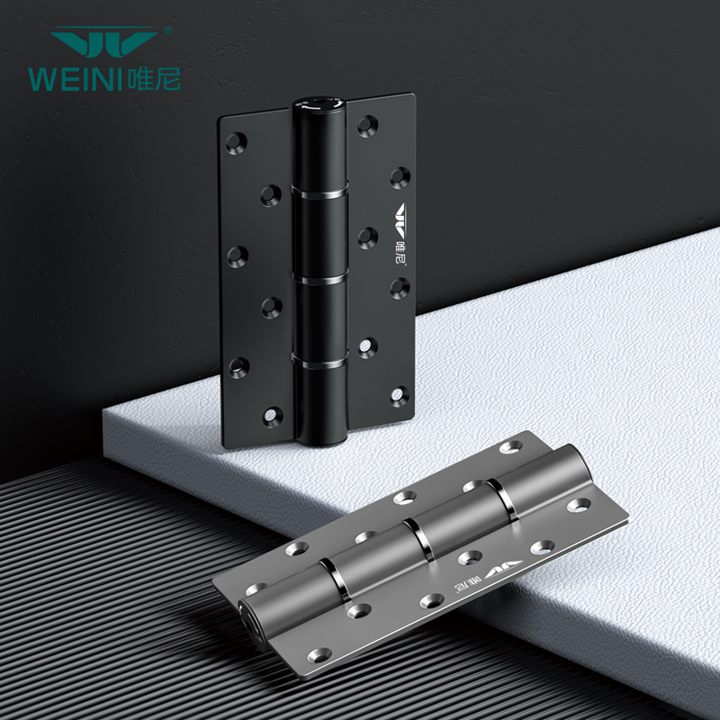 High-Performance Door Hinge with Replaceable Springs