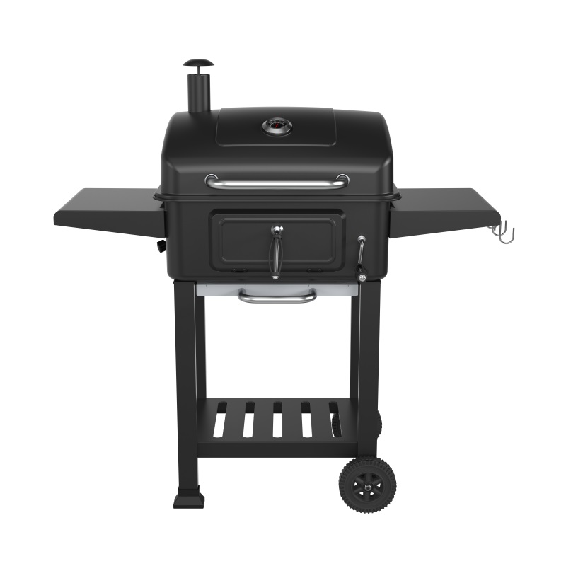 Charcoal Bbq Grill Square Adjustable Height