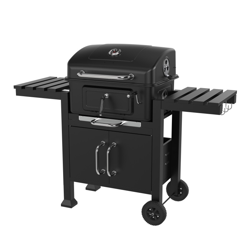 Large Charcoal Bbq With Adjustable Grill Height