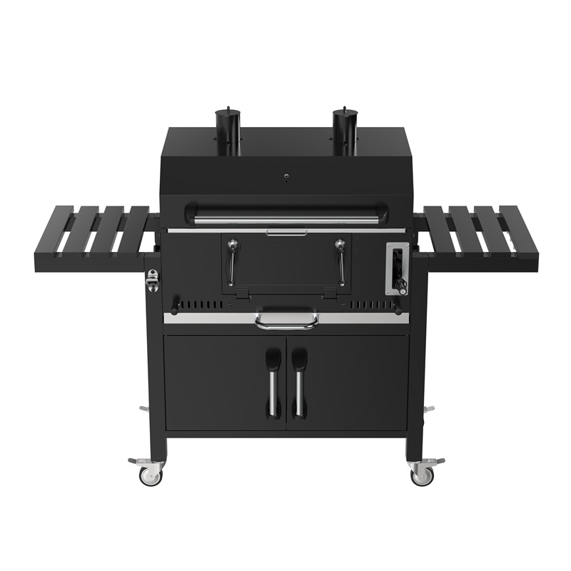 Large Barbecue Adjustable Height Charcoal Bbq Grill