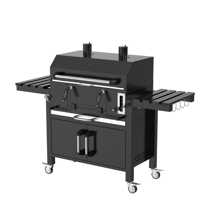 Large Barbecue Adjustable Height Charcoal Bbq Grill