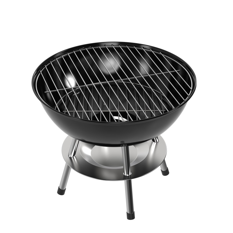 14 Inch Kettle Grill Mini Charcoal Bbq Round