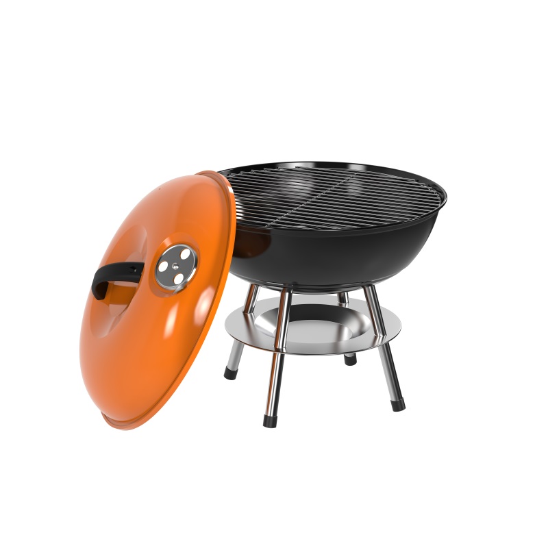 14 Inch Kettle Grill Mini Charcoal Bbq Round