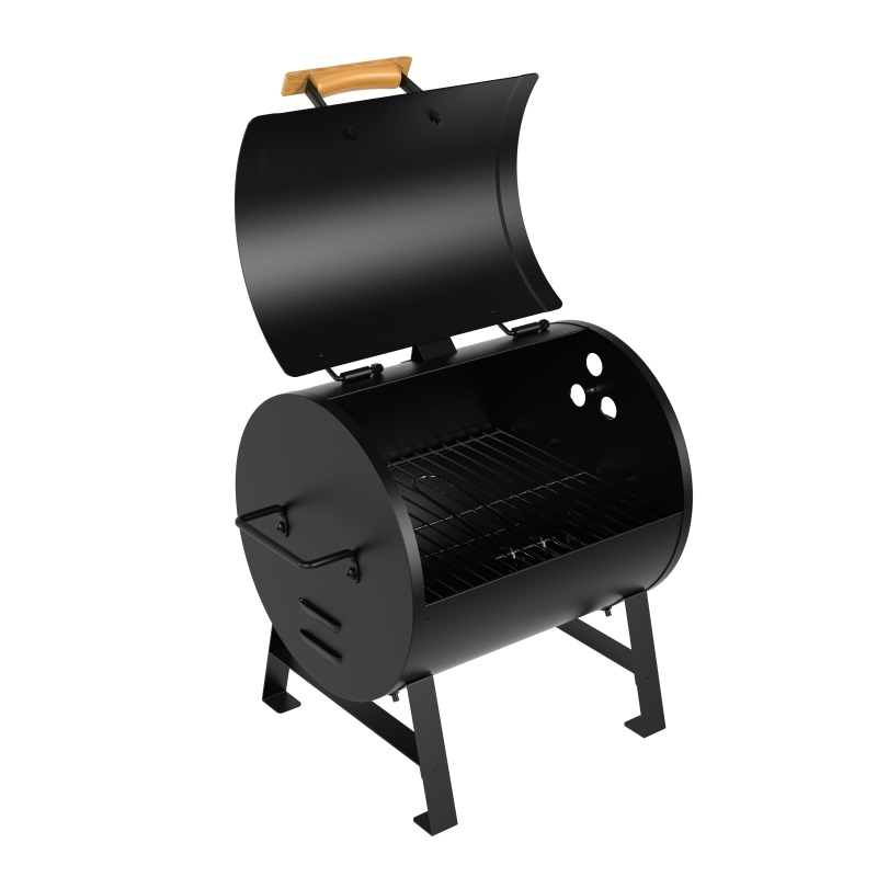 Smoker Grill And Barrel Costom Drum Charcoal BBQ