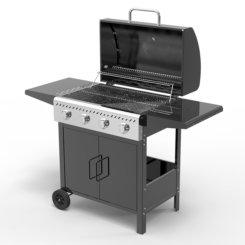 Gas Barbecue Propane 4 Burner Grill Outdoor