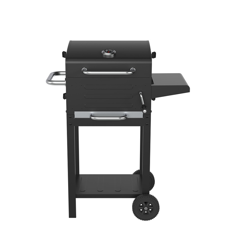 Charcoal Bbq Grill Big Cooking Square With Folding Table