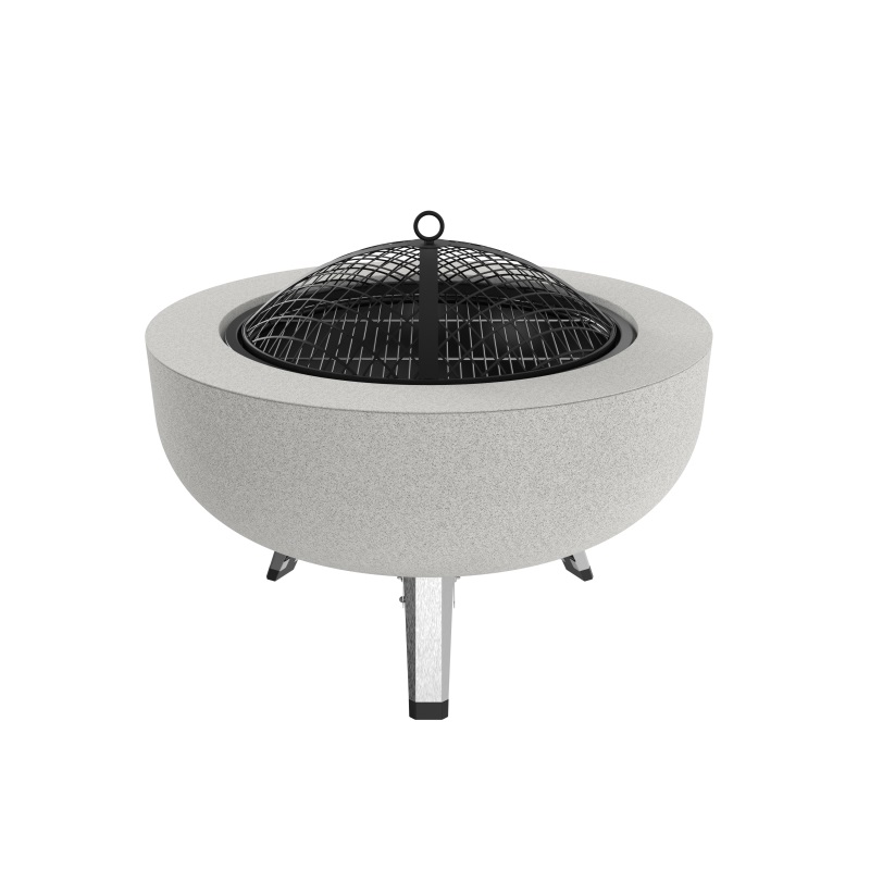 Patio Fire Pit Outdoor Patio Mordern Small Round