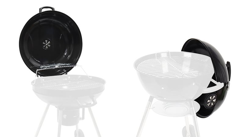 round charcoal bbq grill