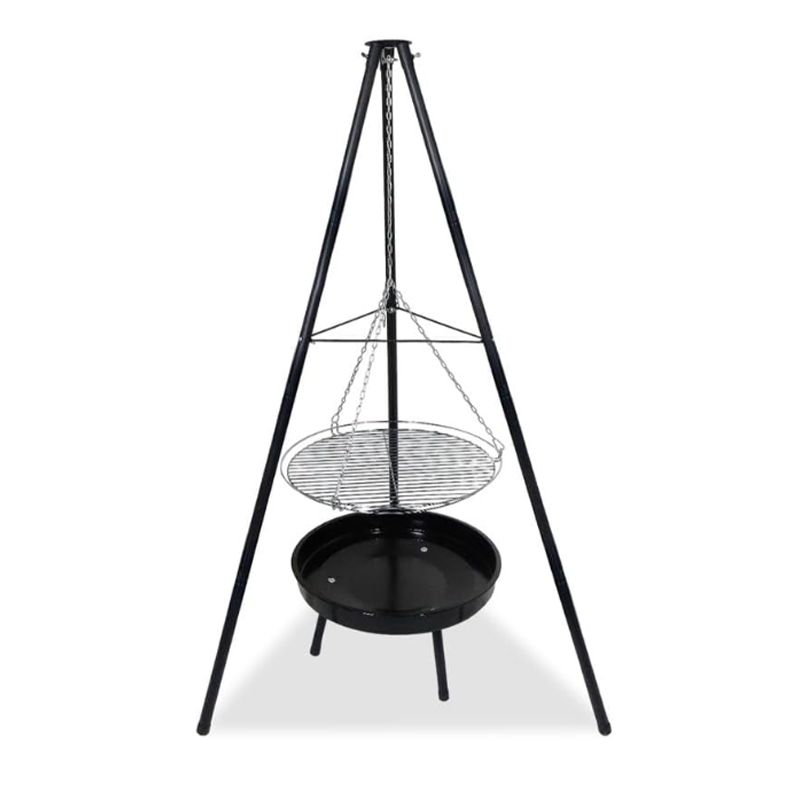 Hanging Tripod Bbq Charcoal Barbecue Grill Fire Pit