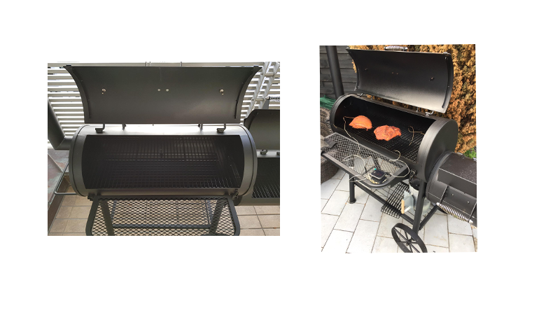 offset charcoal smoker