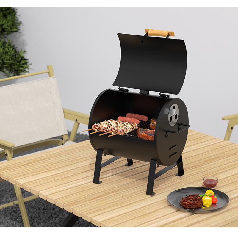 Smoker Grill And Barrel Costom Drum Charcoal BBQ