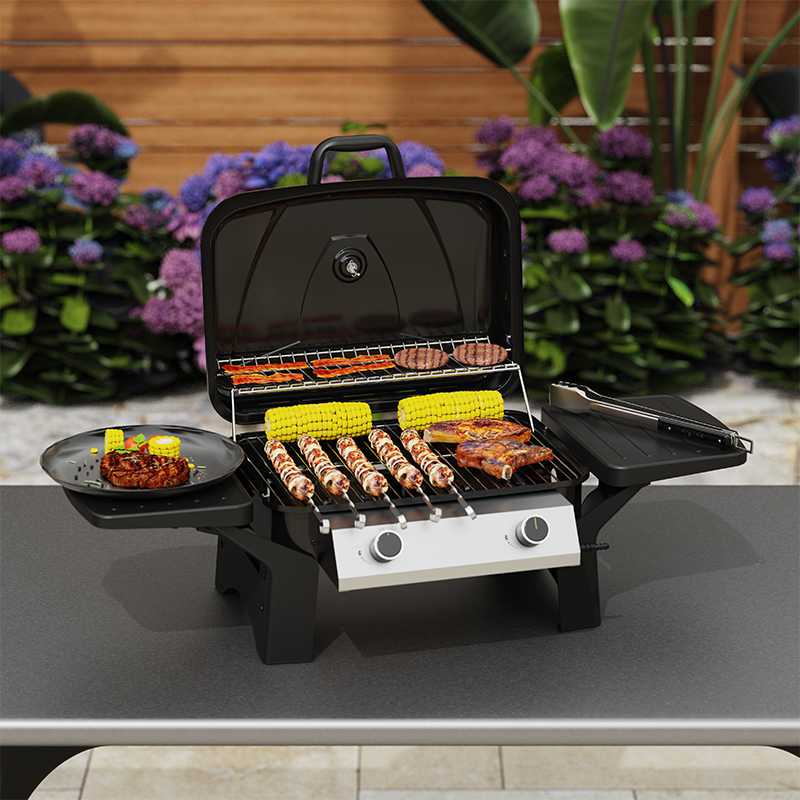 Flat Top Gas Griddle Chef Camp Outdoor Grill