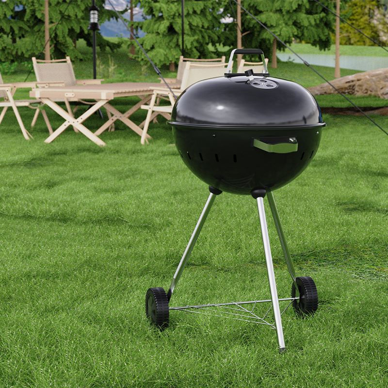 22 Inch Kettle Grill Outdoor Bbq Charcoal Barbeque