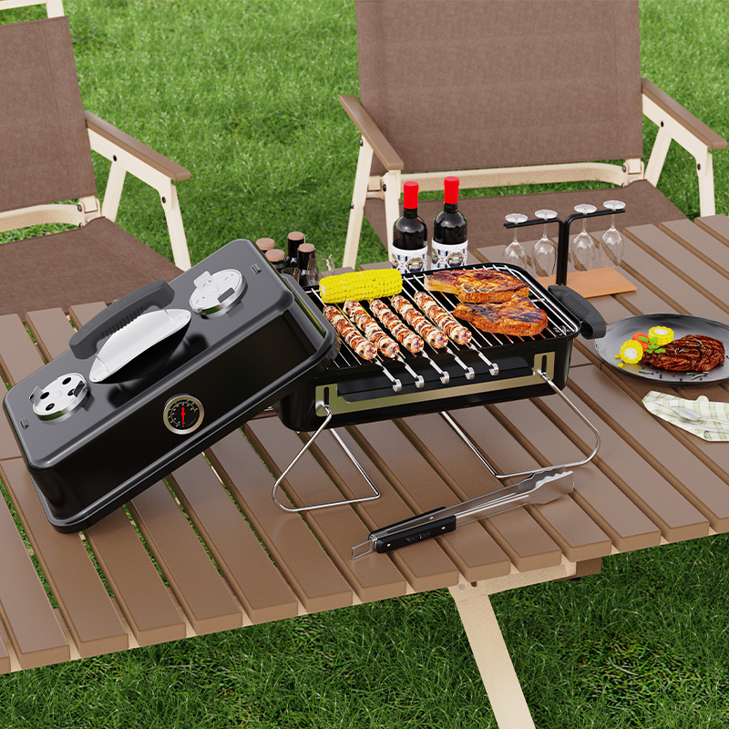 Small Barbecue Portable Charcoal Grill BBQ