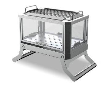 stainless charcoal grill