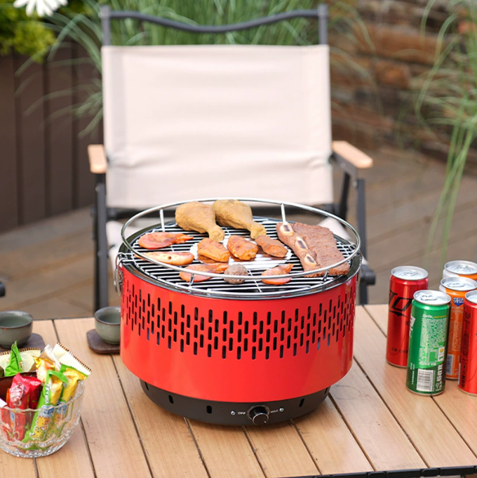 Unlock new culinary experiences with this electric grill that instantly transforms you into a barbecue master