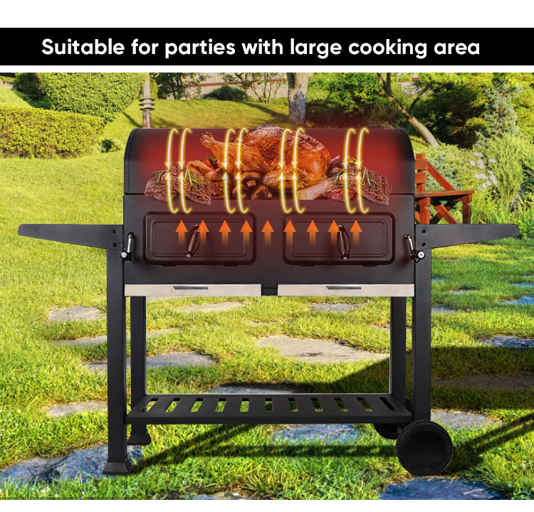 large charcoal grill