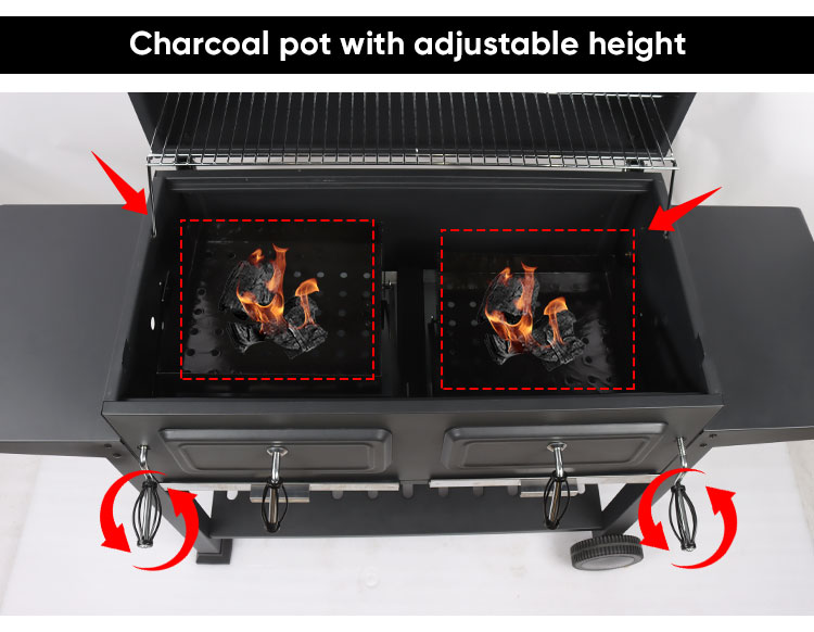 large charcoal grill
