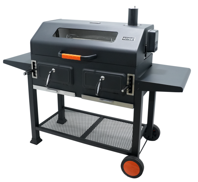bbq grill with smoker