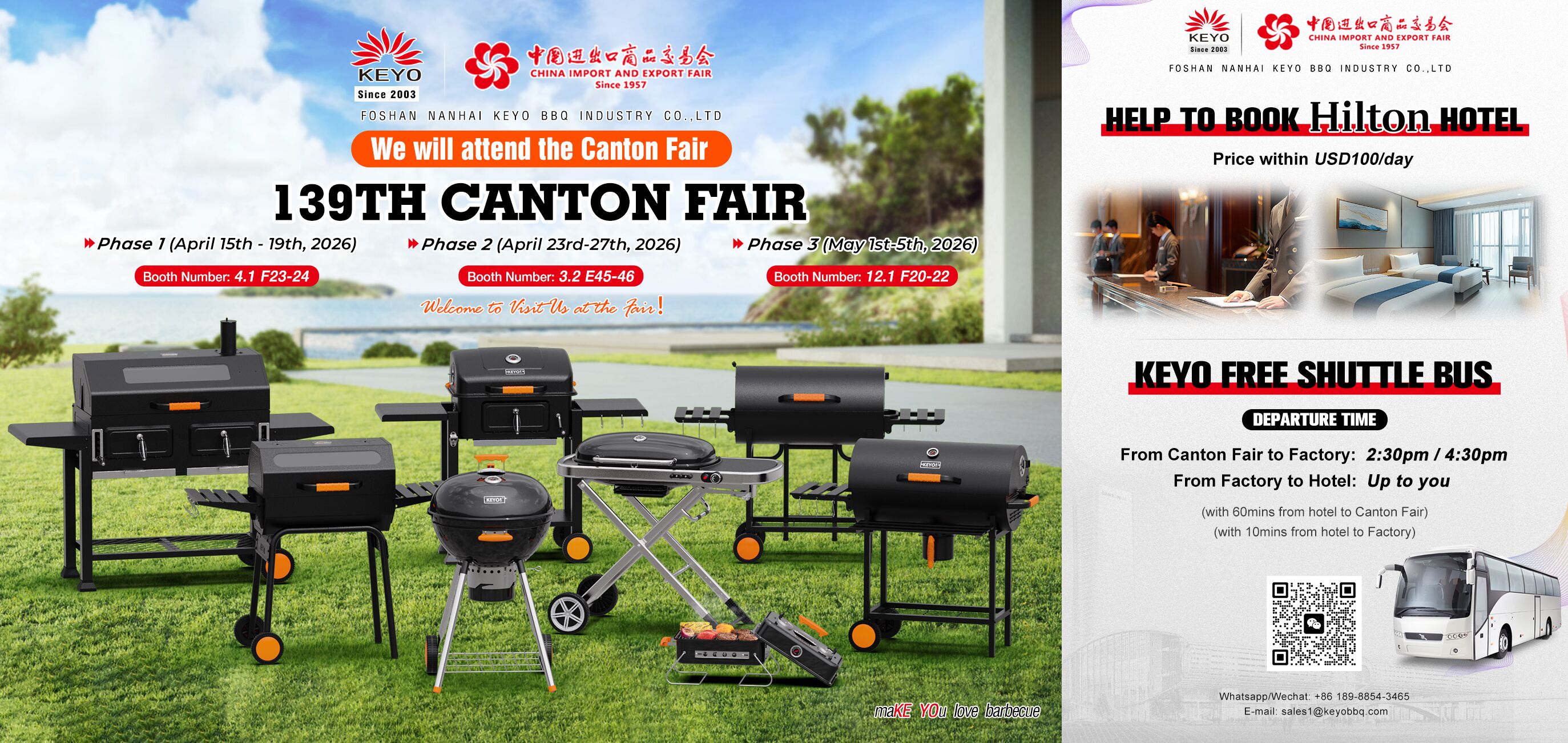 Your last stop at the Canton Fair - KEYO BBQ