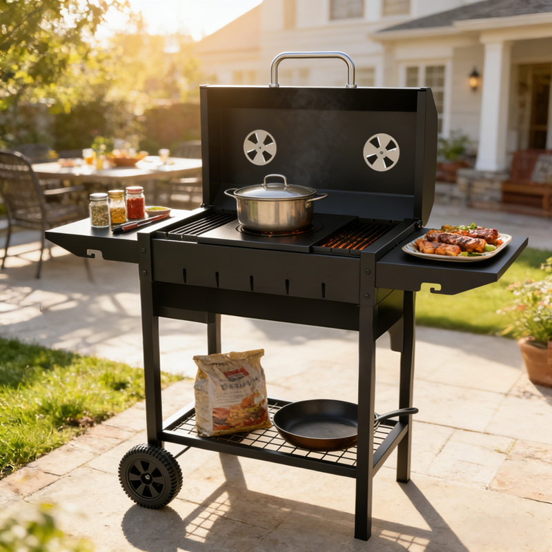 heavy duty charcoal grill