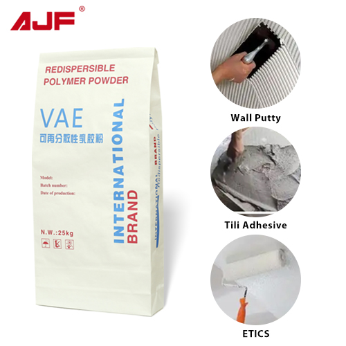 Rdp Redispersible Polymer Vae Powder For Building Material Film Forming Agent White Powder Wall Cement Based Glue Tile Adhesive