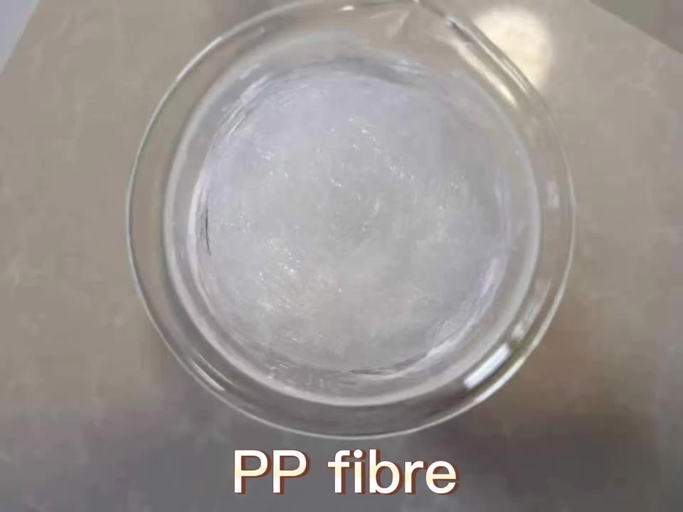 Free sample 3-12mm high strength synthetic pp fiber reinforcing fibres concrete additive polypropylene fiber pp fiber low price