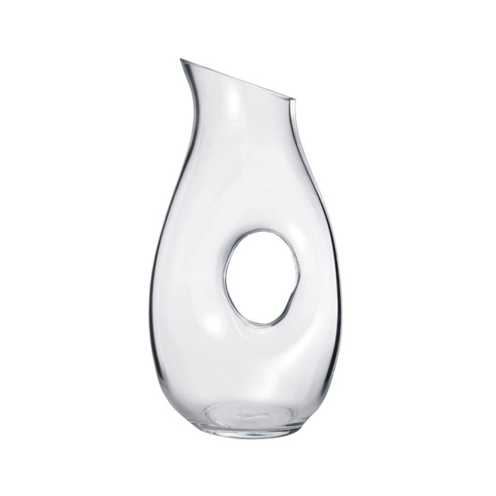 1500ml JZ-3202 Shape Clear Red Wine Hand-Blown Lead-Free Crystal Decanter