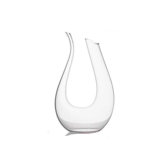 1500ml JZ-U shape clear red wine hand-blown lead-free crystal decanter