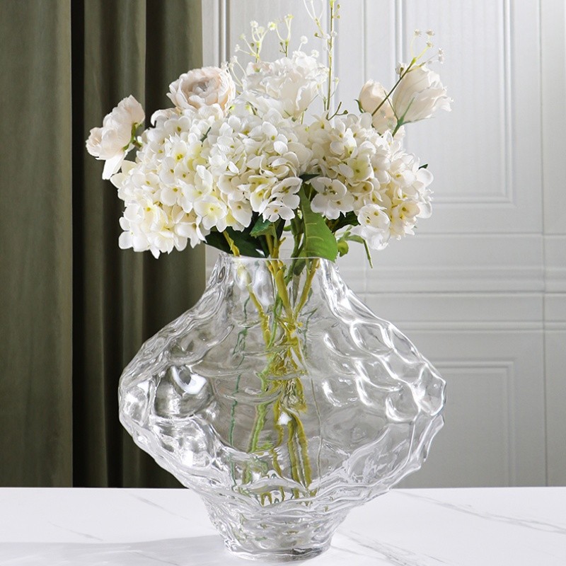 Handmade High Quality Crystal Canyon Glass Vase For Home Decor