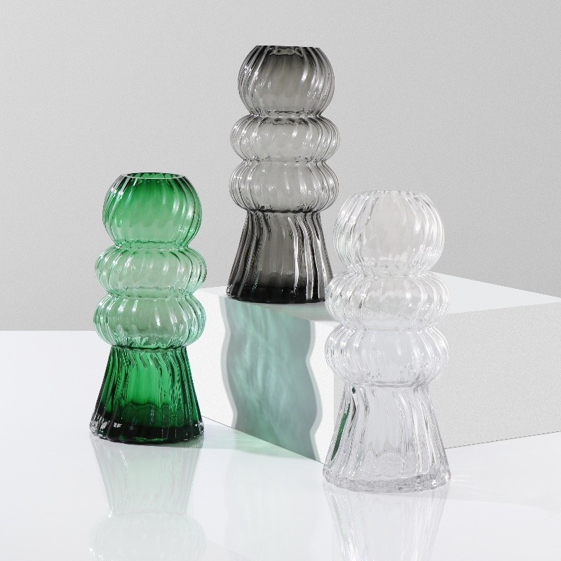 Handmade High Quality Crystal Lingering Charm Glass Vase For Home Decor