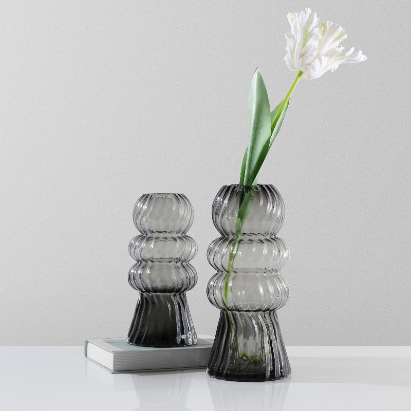 Handmade High Quality Crystal Lingering Charm Glass Vase For Home Decor