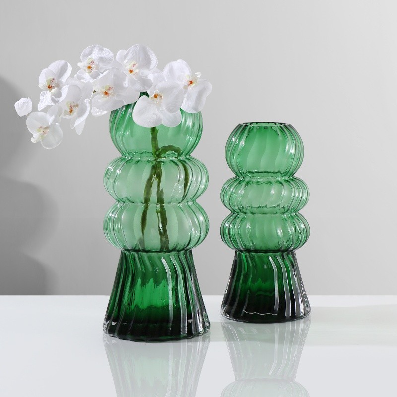 Handmade High Quality Crystal Lingering Charm Glass Vase For Home Decor