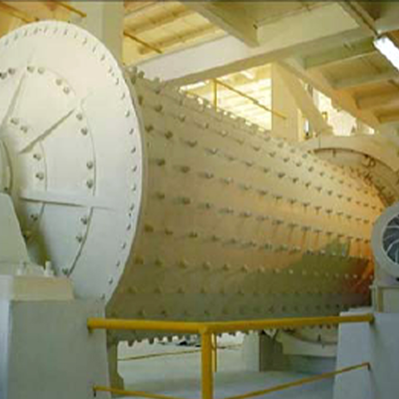 Dry grinding ball mill