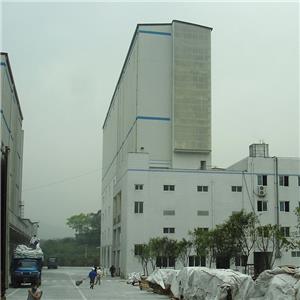 Línea de producción de sílice molida.