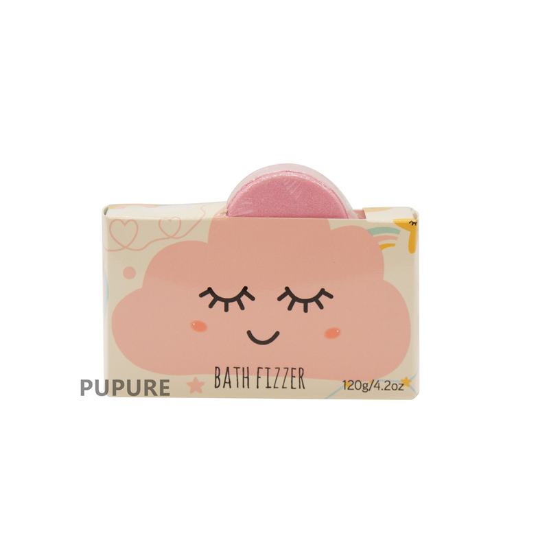 Rainbow Shape Pink Bubble Bath Bombs