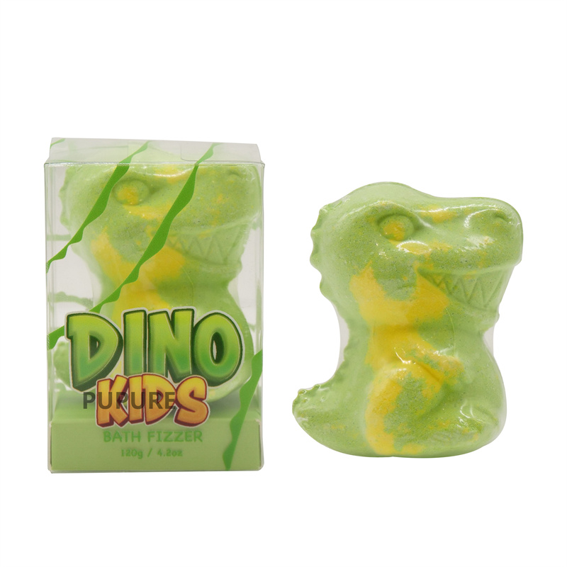 Green Dinosaur Child Bath Bombs