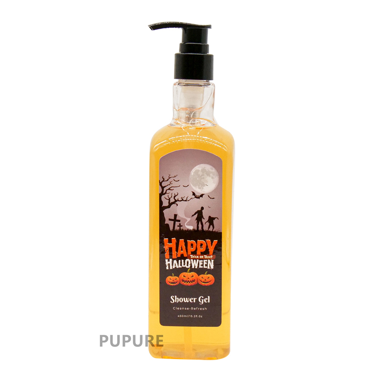 Halloween Natural Organic Pumpkin Shower Gel Gift