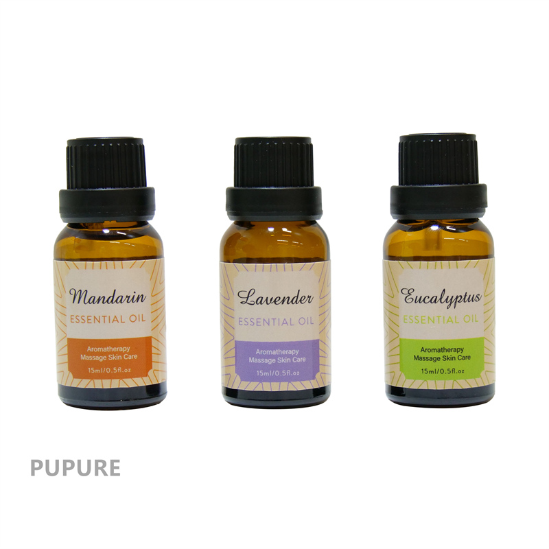Mandarin Lavender Eucalyptus Massage Essential Oil Gift Set