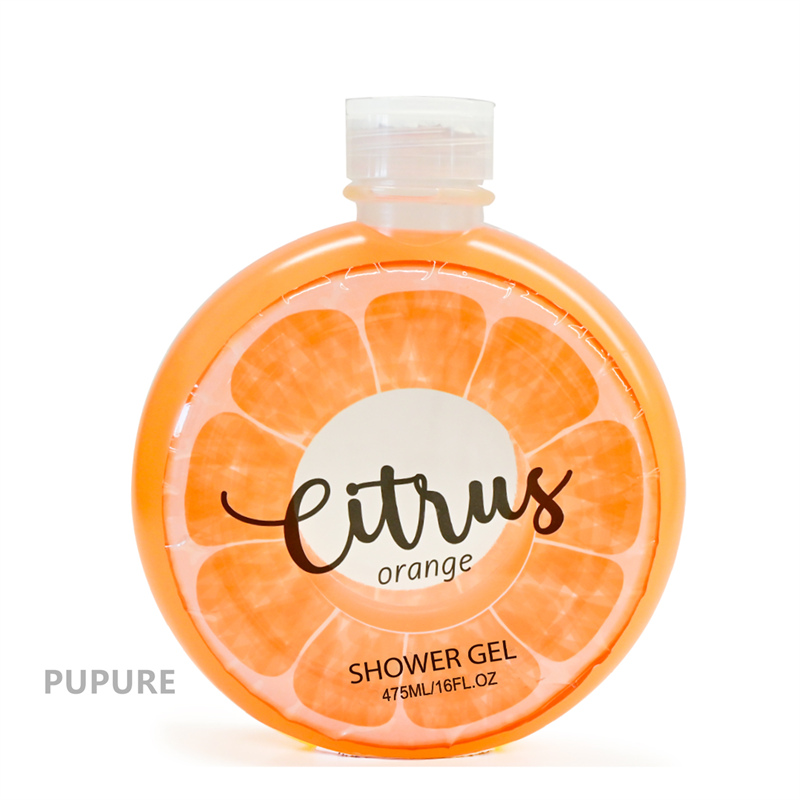 Gel douche de luxe pour femmes au pamplemousse et au citron de la série Fruit