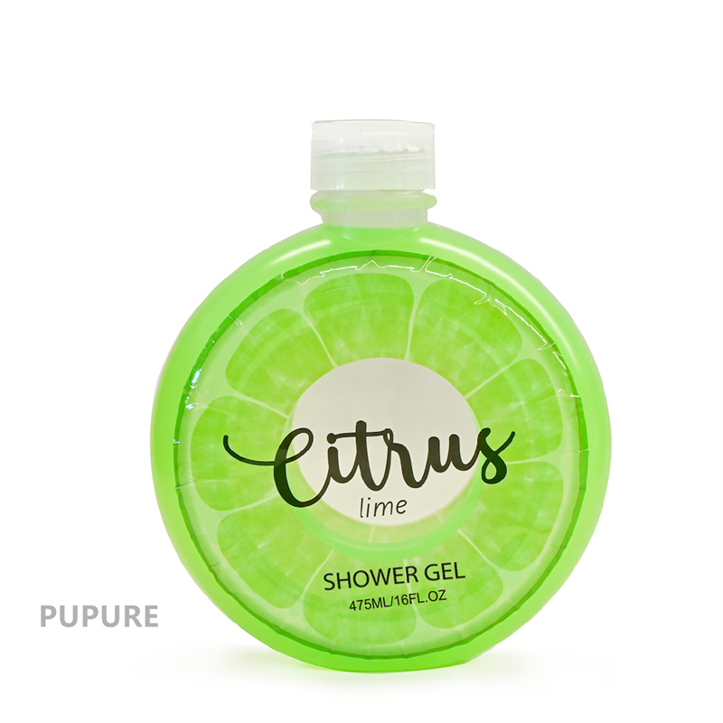 Gel douche de luxe pour femmes au pamplemousse et au citron de la série Fruit