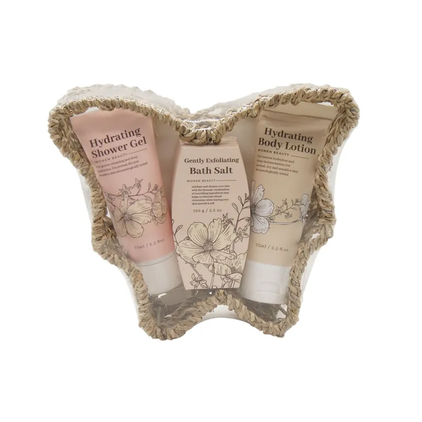 Introducing beautiful butterfly shaped women’s shower gift set