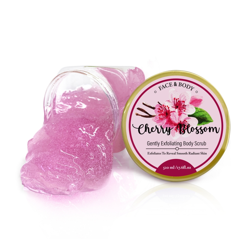 Cherry Blossom Pink Body Scrubs For Women