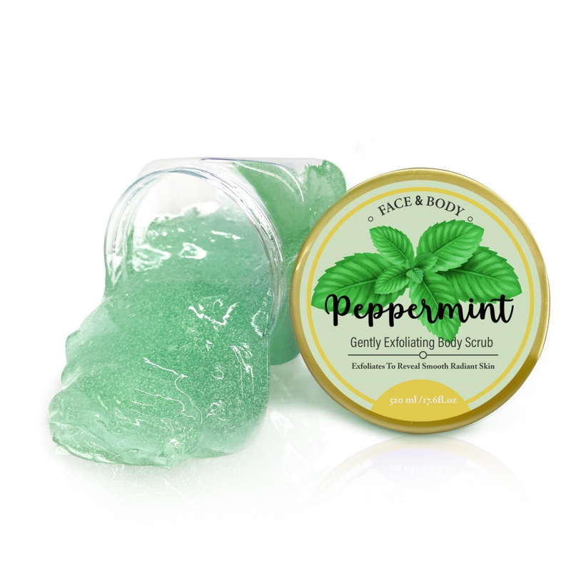Pebermyntegrøn Cool Body Scrubs