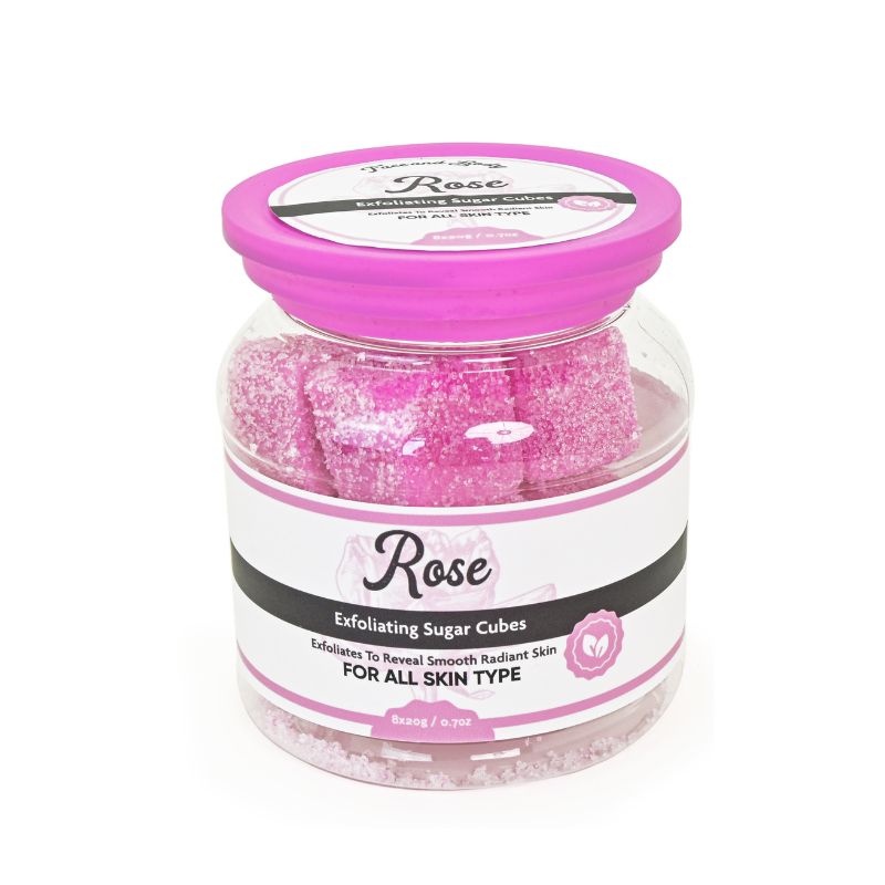 Rose Exfoliating Sugar Cubes Body crubs For Women