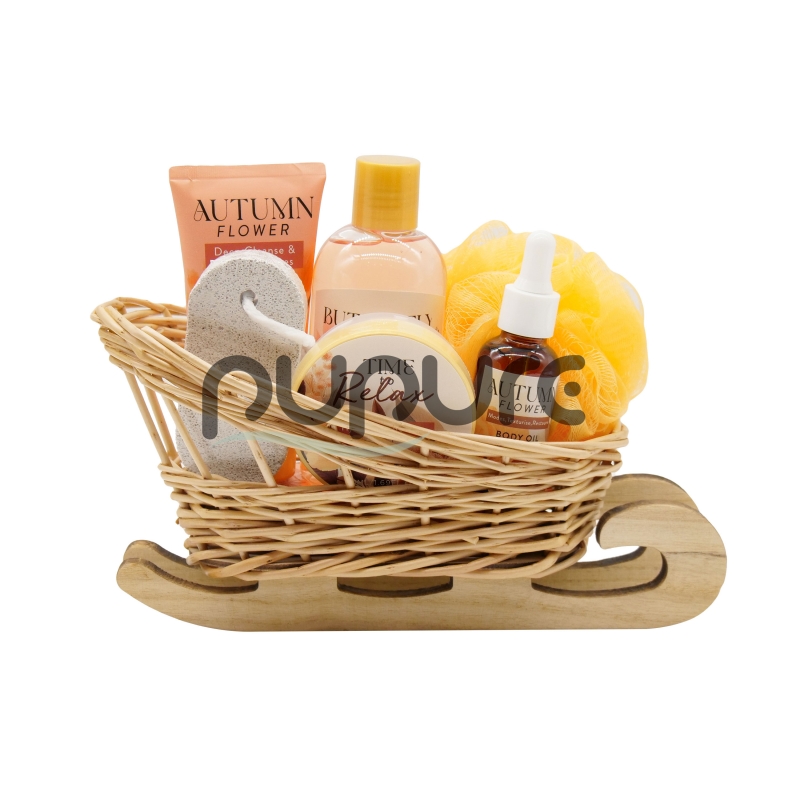 Sledge Willow Basket Bath Set Home Spa Set