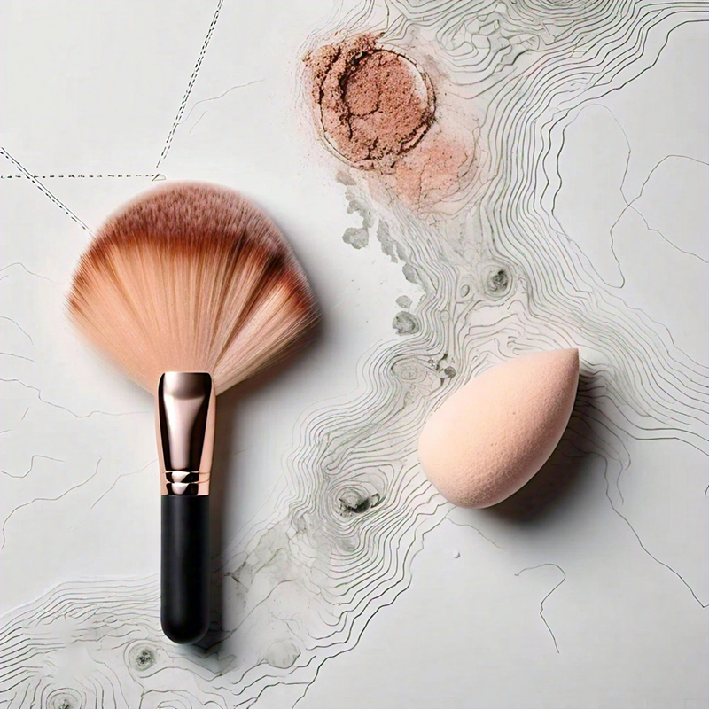 Blush Brush Make Up Sponge Makeup Kit