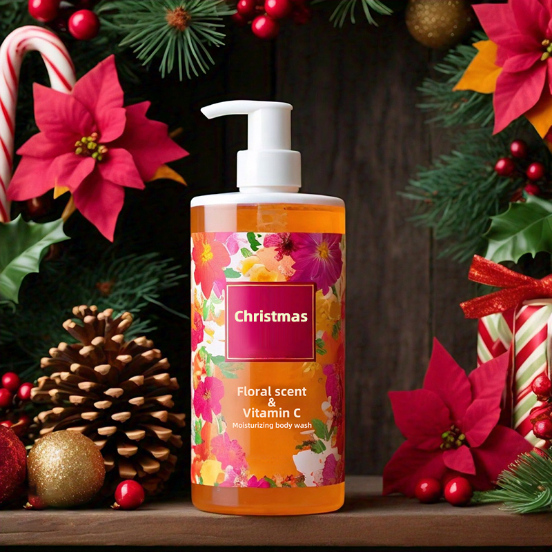 Christmas Floral Vitamin C Moisturizing Body Wash