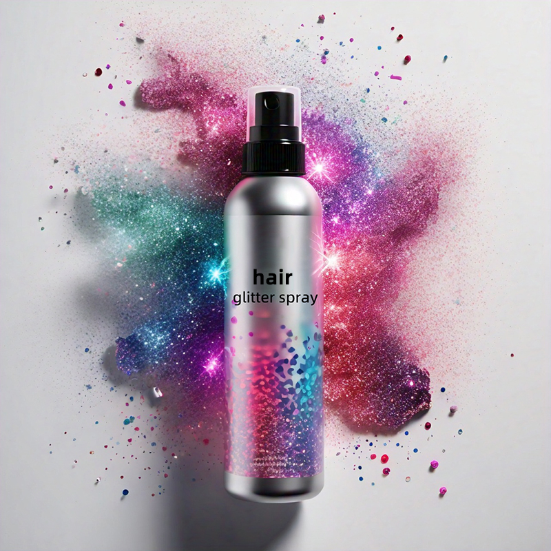 Colorful Body And Hair Glitter Spray