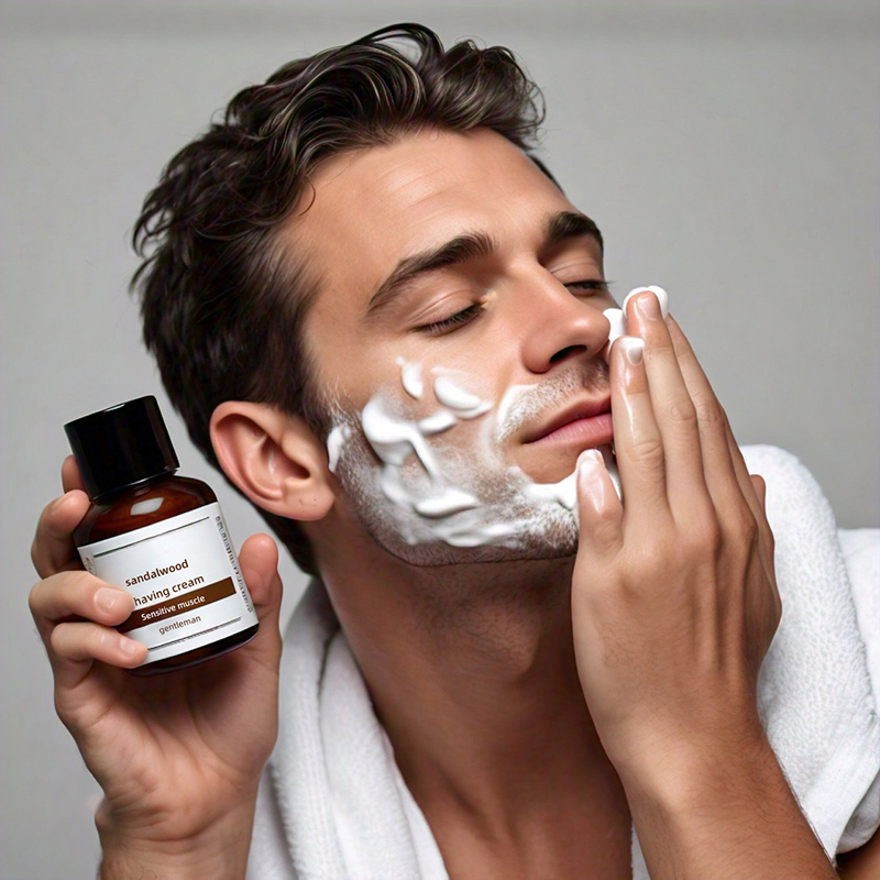 Bálsamo pós-barba masculino Sandalwood para pele sensível